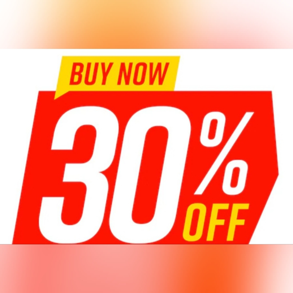 30% Off Sale Sign